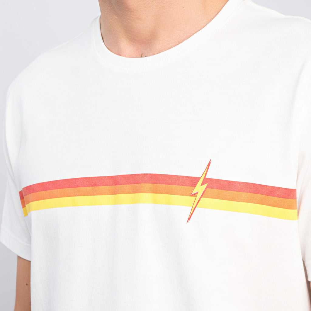 Camiseta Stripes - Bege
