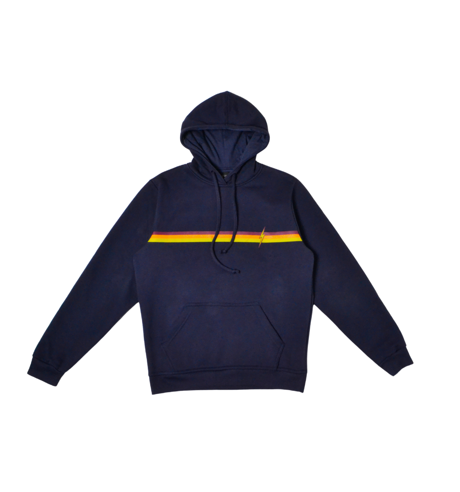 Moletom Canguru Vintage - Azul