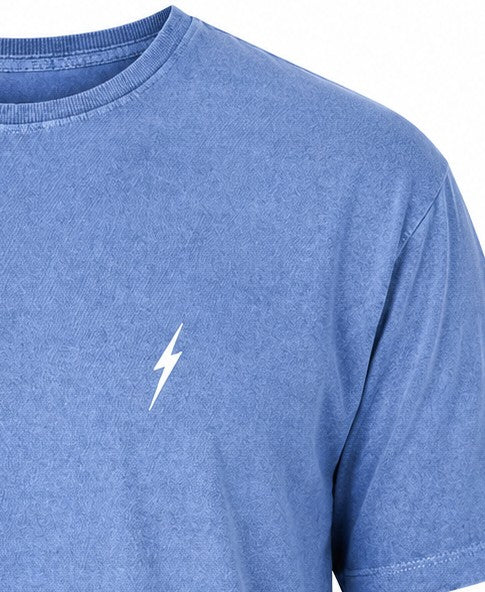Camiseta Estonada Destrua As Ondas - Azul