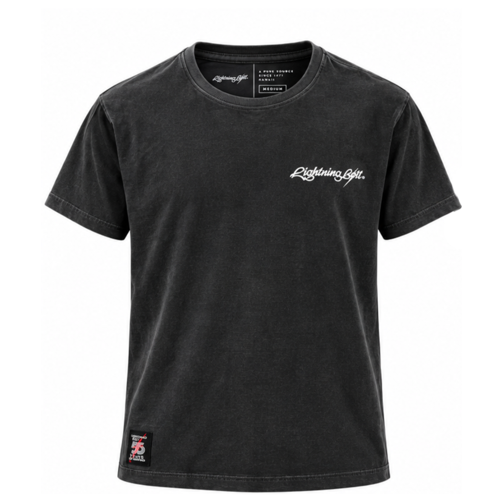 Camiseta estonada Destrua as Ondas 55 Anos - Chumbo