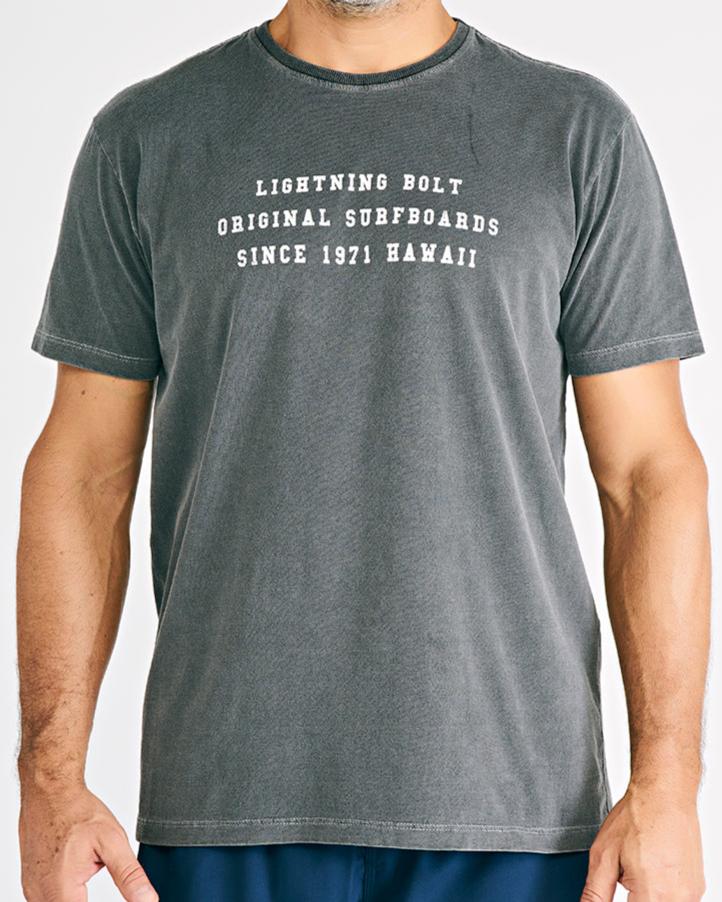 Camiseta Original Lightning Bolt - Cinza
