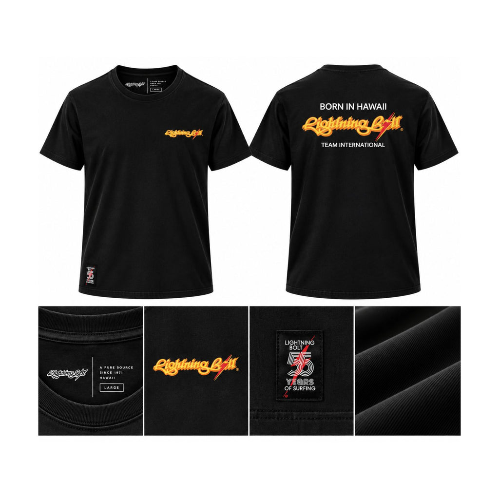 Camiseta Born in Hawaii 55 Anos - Preto