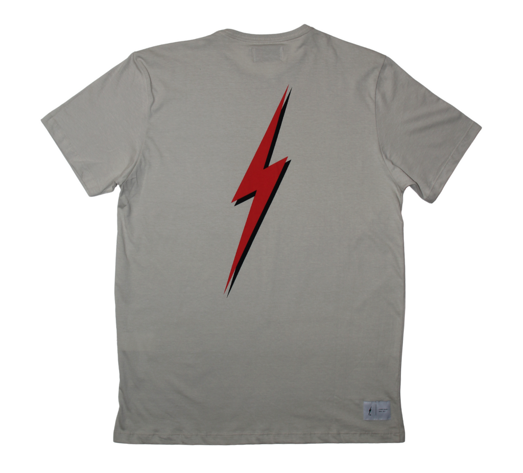 Camiseta Heritage Lightning Bolt - Bege