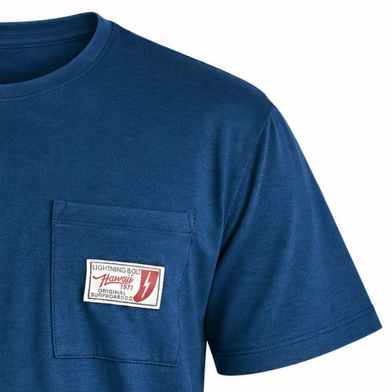 Camiseta Algodão Pima Peru - Azul