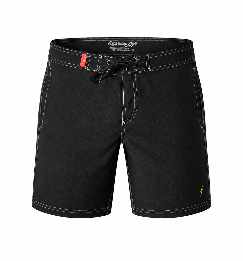 Bermuda de surf híbrida 17" Mr. Zen - Preto