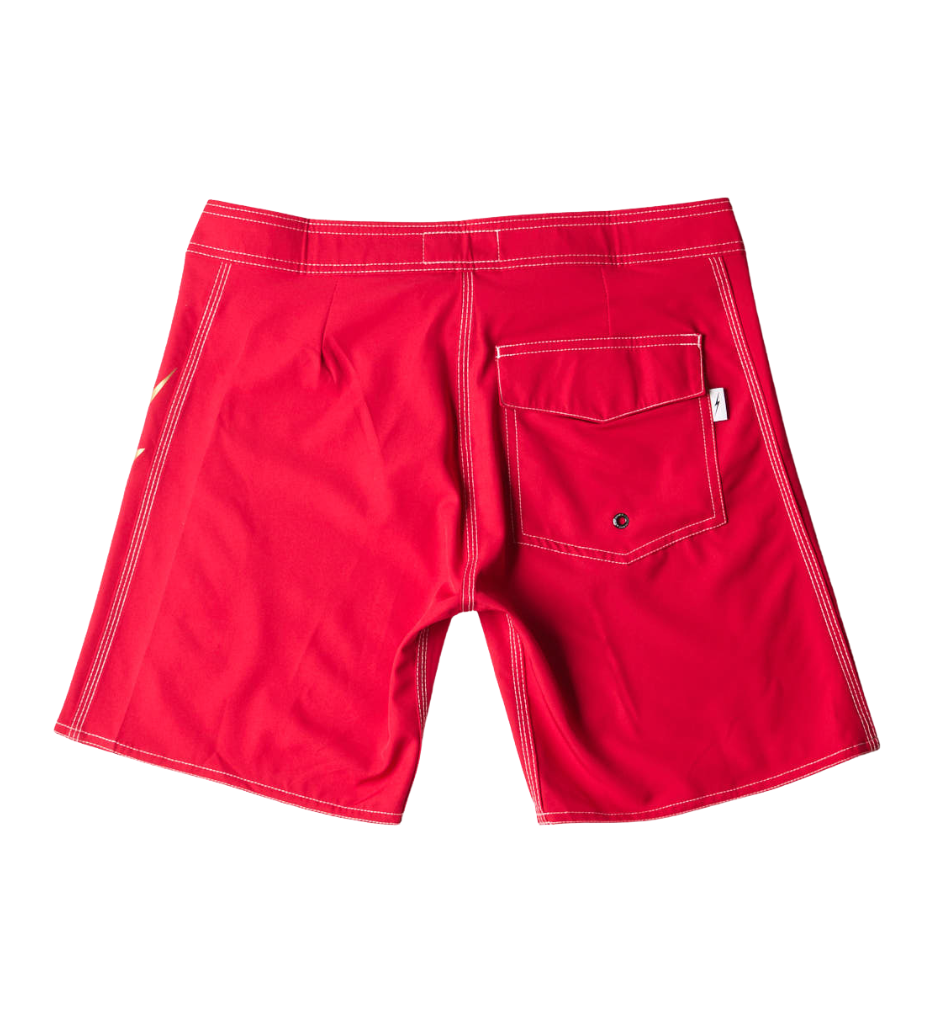 Bermuda de surf 17" Citron 55 anos - Vermelho