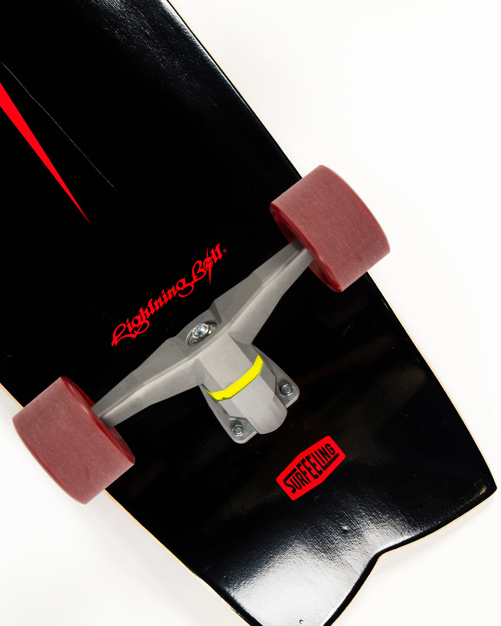 SKATE SIMULADOR DE SURF LIGHTNING BOLT x SURFEELING - PRETO