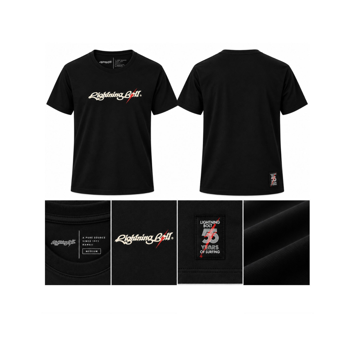 Camiseta Firma Cotton Premium 55 Anos - Preto