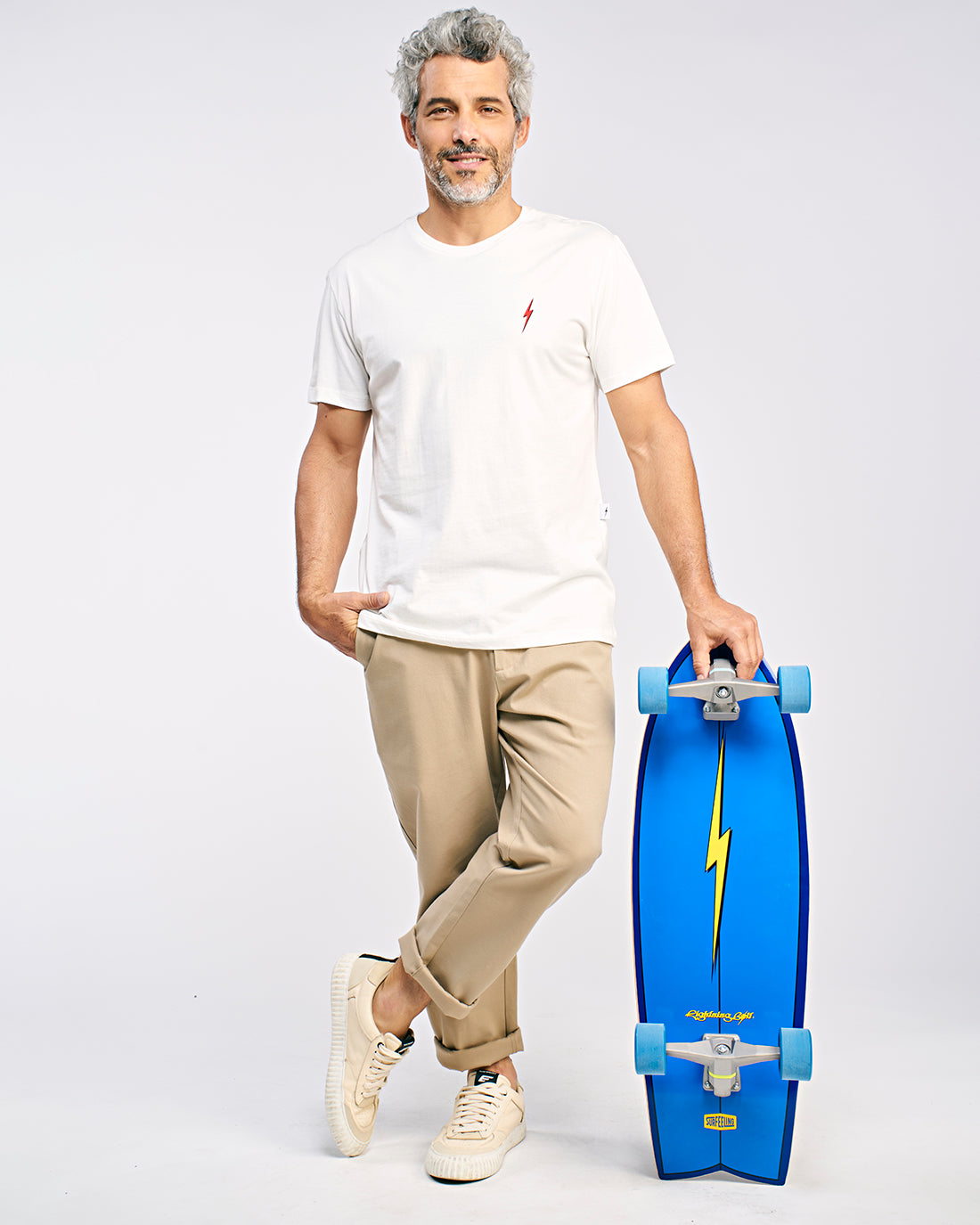 SKATE SIMULADOR DE SURF LIGHTNING BOLT x SURFEELING - AZUL