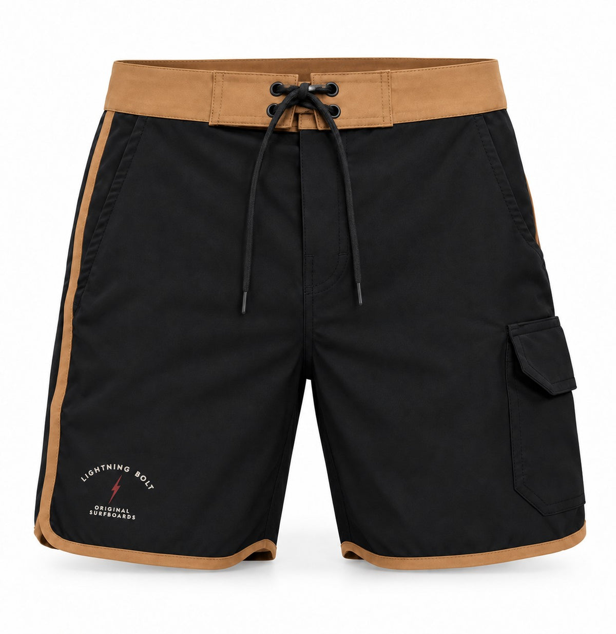 Bermuda de Surf Híbrida 18" Original Surfboards - Preto