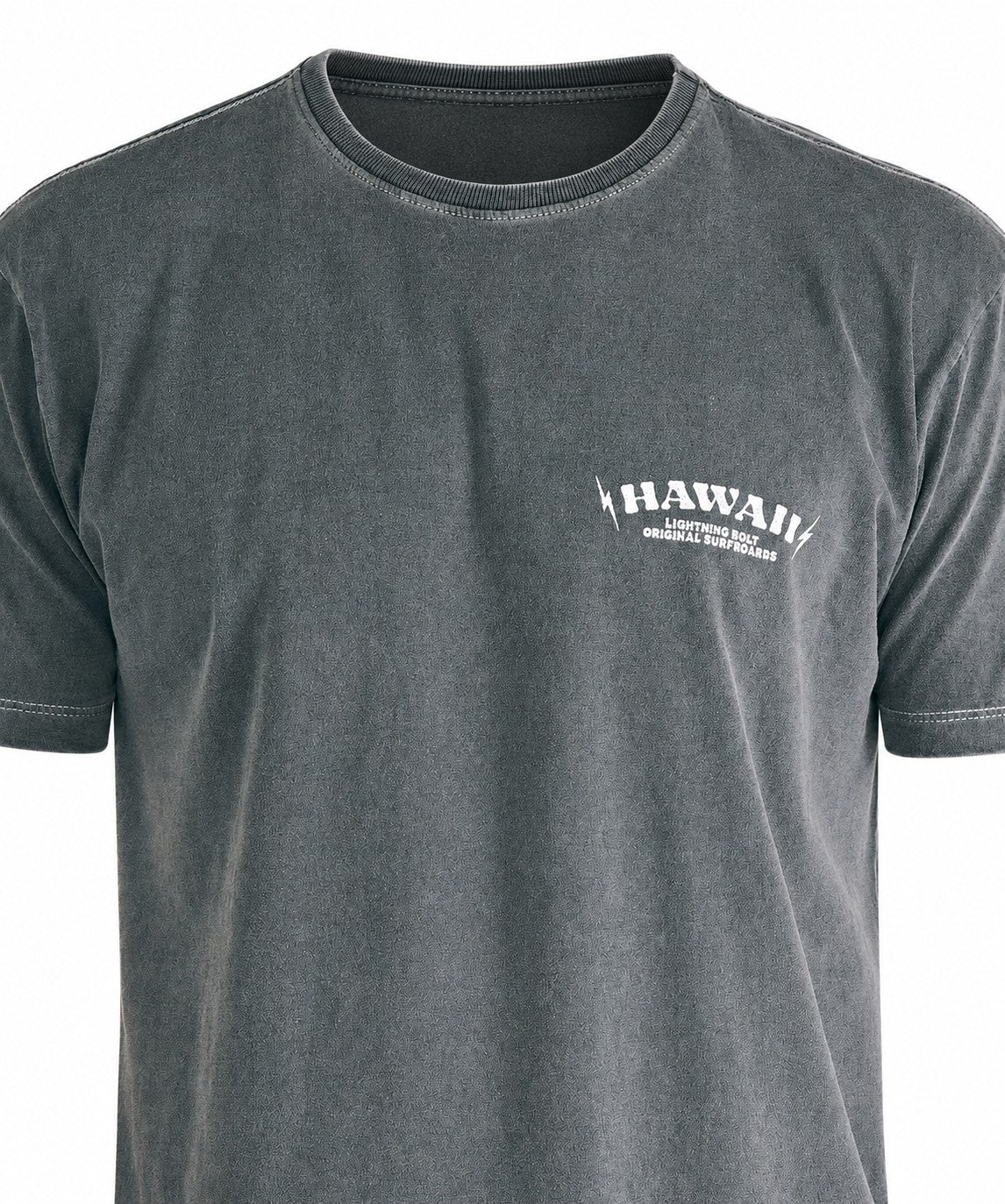 Camiseta Hawaii Lightning Bolt - Cinza