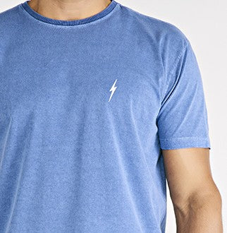 Camiseta Estonada Destrua As Ondas - Azul
