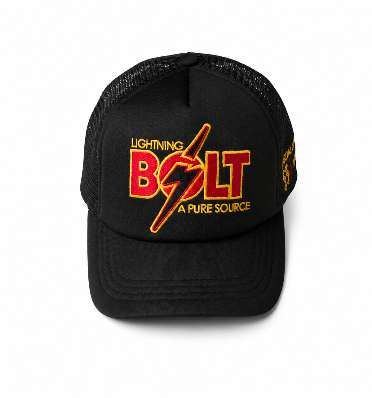Boné Trucker Bolt 55 anos - Preto