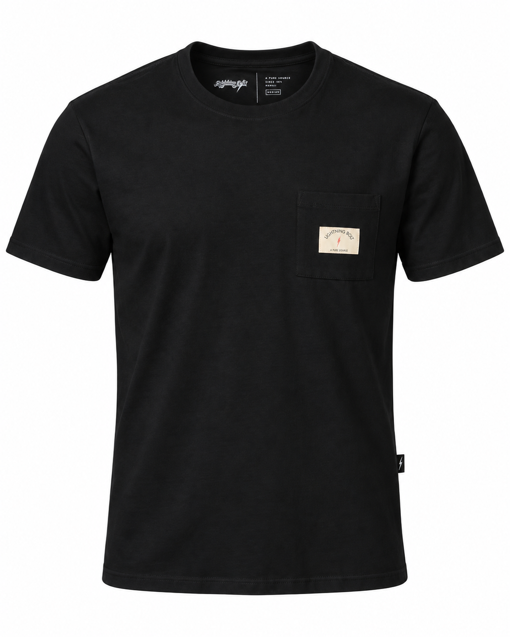 Camiseta Com Bolso Vintage Pocket - Preto