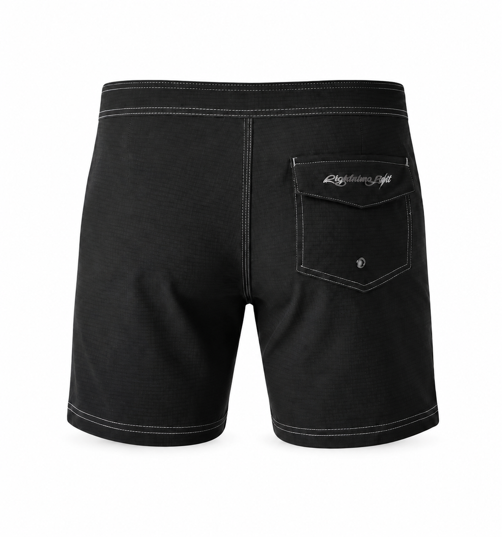 Bermuda de surf híbrida 17" Mr. Zen - Preto