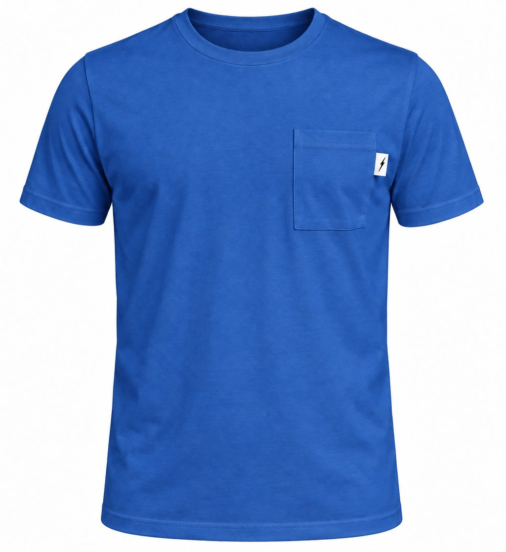Camiseta Algodão Pima Pure Lightning Bolt - Royal