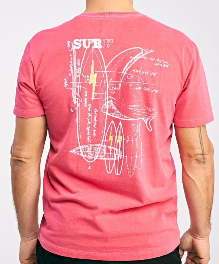 Camiseta  Hanalei - Salmão