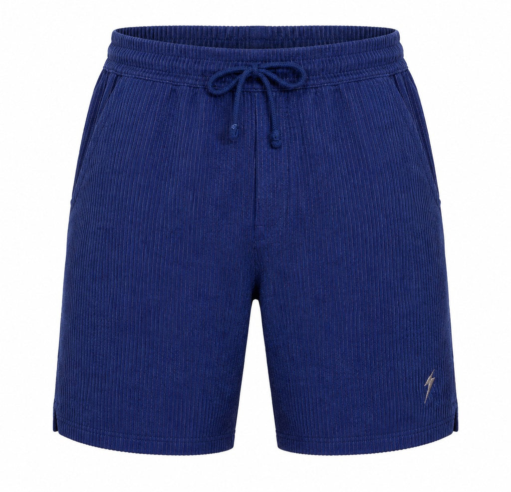 Bermuda Lightning Bolt Veludo Rocky Point - Azul