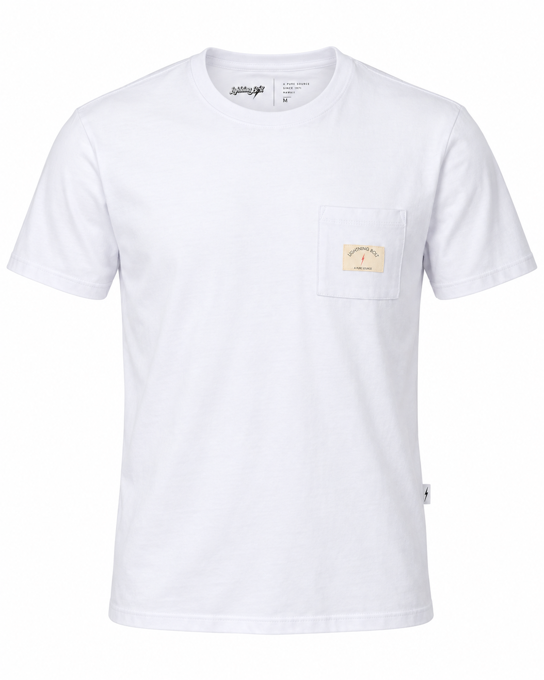 Camiseta Com Bolso Vintage Pocket - Branco