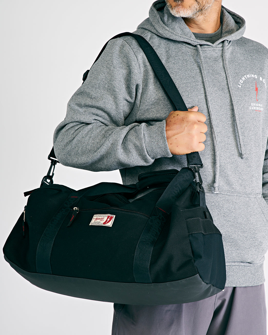 BOLSA TRAVEL LIGHTNING BOLT PRETA