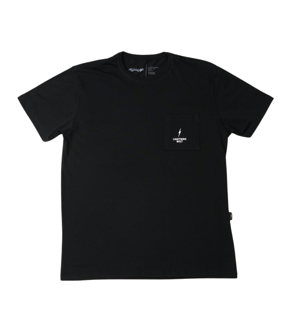 Camiseta Jungle Algodão Pima Com Bolso - Preto