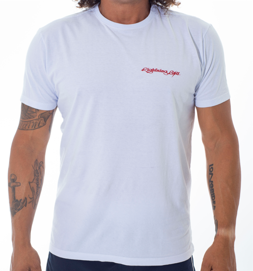 Camiseta Estonada Star Bolt - Branco