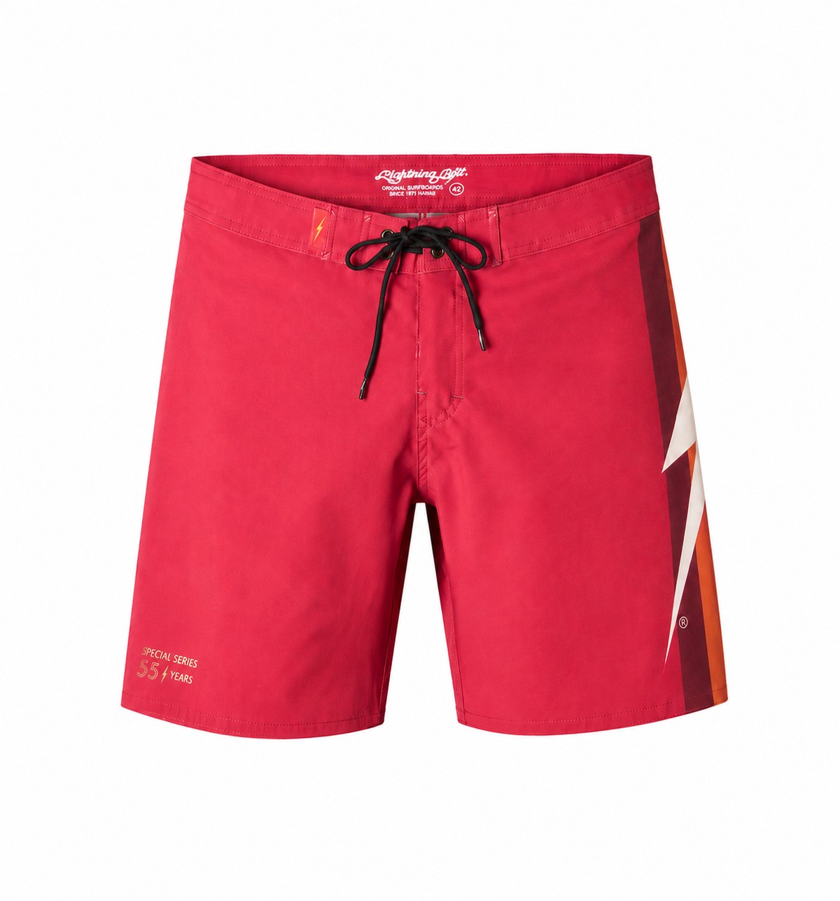 Bermuda de surf 17" Heritage 55 anos - Vermelho