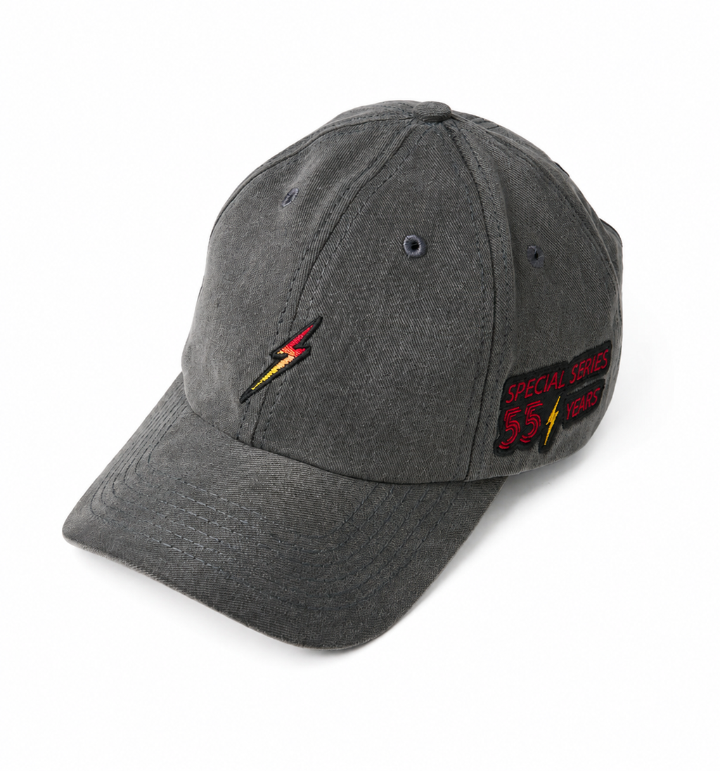 Boné Dad Hat Old 55 anos - Chumbo