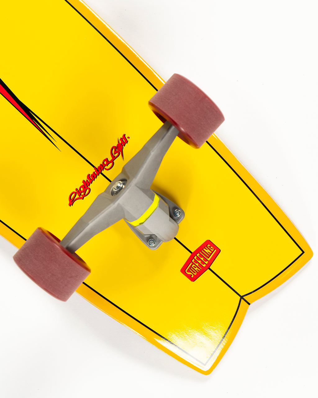 SKATE SIMULADOR DE SURF LIGHTNING BOLT x SURFEELING - AMARELO
