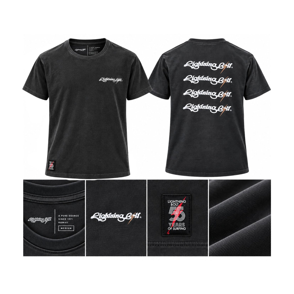 Camiseta Estonada Repeat 55 anos - Chumbo