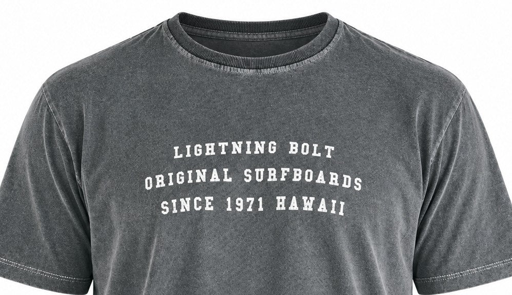 Camiseta Original Lightning Bolt - Cinza