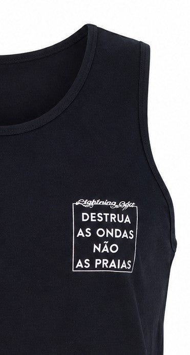 Regata Destrua As Ondas - Preto