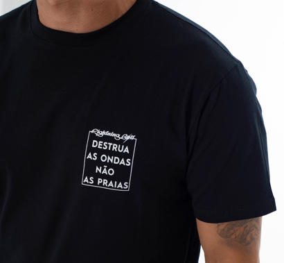 CAMISETA DESTRUA AS ONDAS